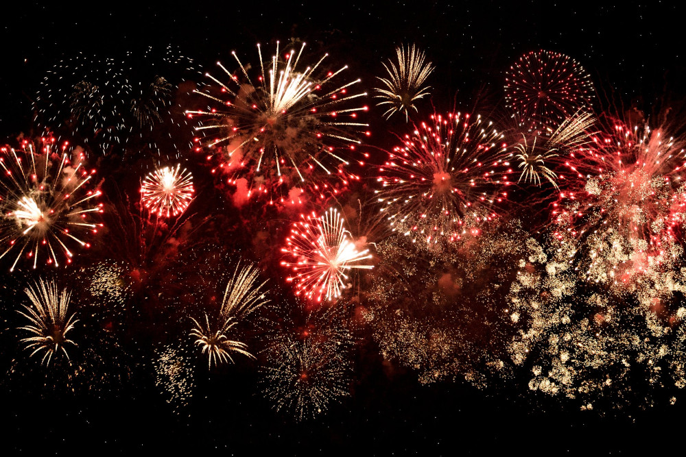 fireworks display