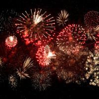 fireworks display