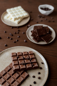 Chocolate on table