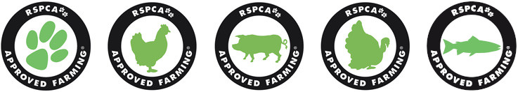 RSPCA Approved Farming Logos